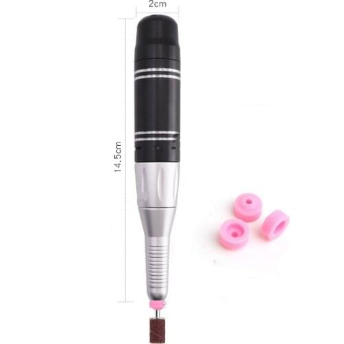 Professional Metal Electric Art File Nail Drill Hand Manicure Pedicure Machine Pen Replacement Handle Shank Hand