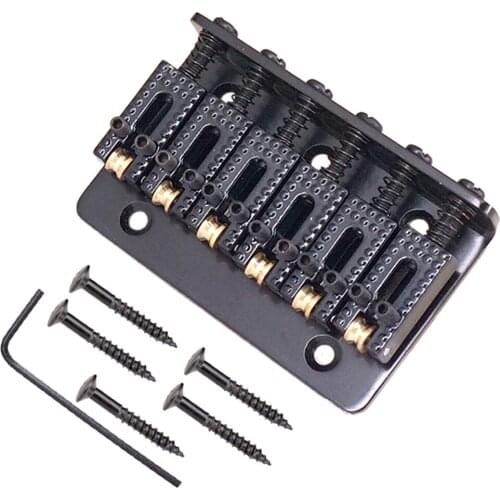 Metal 6 String Electric Guitar Fixed Hardtail Bridge for Guitar Parts Accessories