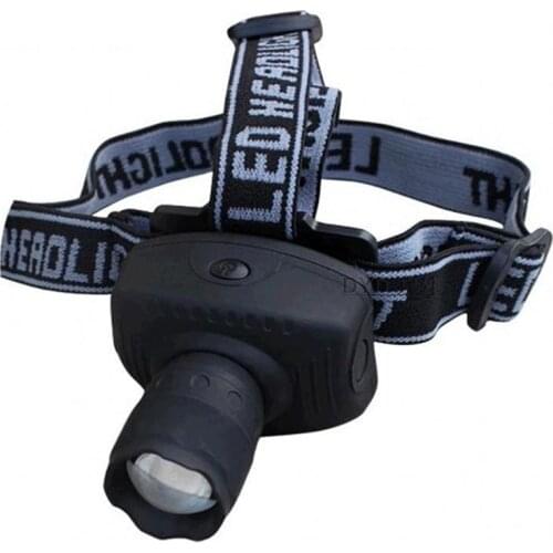 Camping Headlamp, 3 Light Modes Lightweight Stretch LED Headlamp Torch for Outdoor, Fishing, Running（Batteries Not Included)