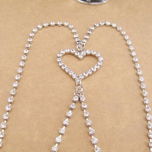 Rhinestone small cross back straps acridine underwear bra straps metal straps Wholesale