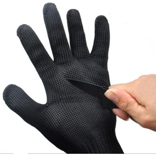 Knife-proof cutting gloves arm guards wrist wear-resistant arm guards outdoor fishing gloves non-slip ultra-thin wire mesh