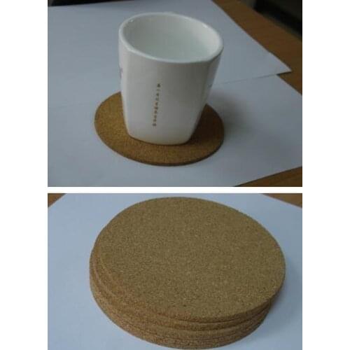 1000pcs Natural Cork Coaster Heat Resistant Cup Mat Coffee Tea Drink placemat Tableware Kitchen Decoration