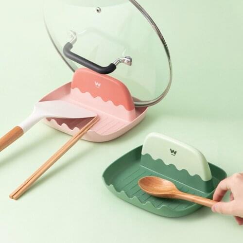 Lid Rack With Water Tray, For Kitchen Countertops Put The Lid, Cutting Board Storage Rack Spatula Spoon Rack Kitchen Accessories