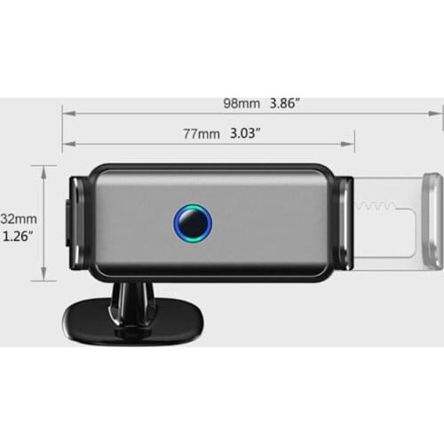 360° Adjustable Electric Mini Car Vent Holder Cell Phone Auto Induction Mount Bracket Suitable for Most Smartphone