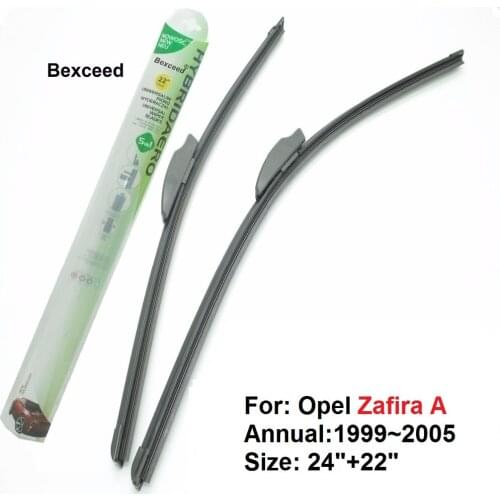 Wiper Blade for OPEL Zafira A Bexceed of Car Windshield Windscreen 24"+22"1999 2000 2001 2002 2003 2004 2005