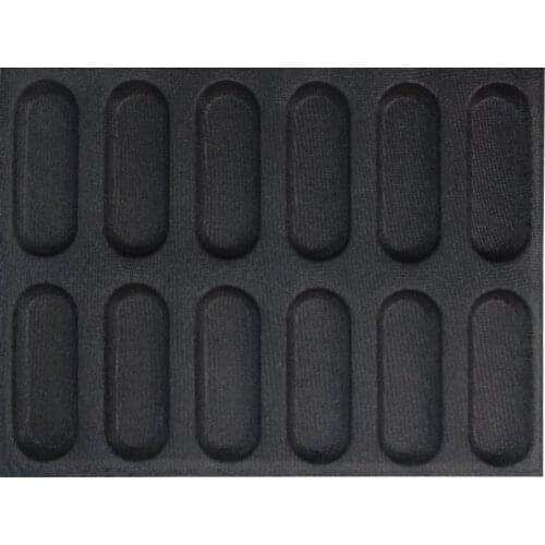 Silicone Baguette Pan Non-stick flexible and Breathable French Bread Mold Hot Dog Molds Baking Liners Mat Bread Mould Bread Form