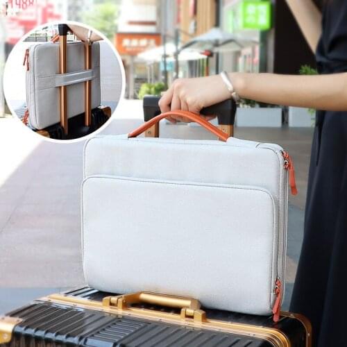YuBeter Laptop Bag Briefcase for Men Women Notebook Pouch Computer Sleeve for MacBook Air Pro Lenovo Huawei Asus 13.3 14 15.4 In