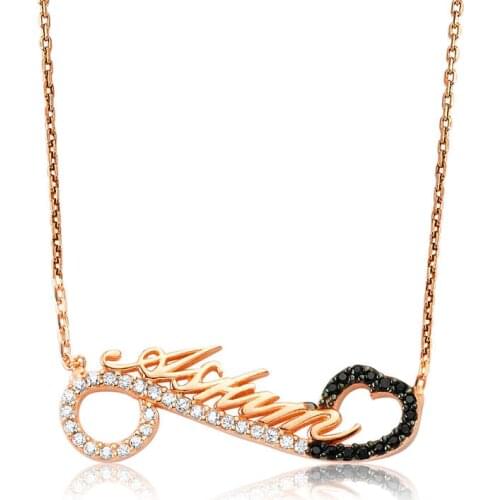 Tevuli 925 Sterling Silver My Love Writing Lady Heart Pendant