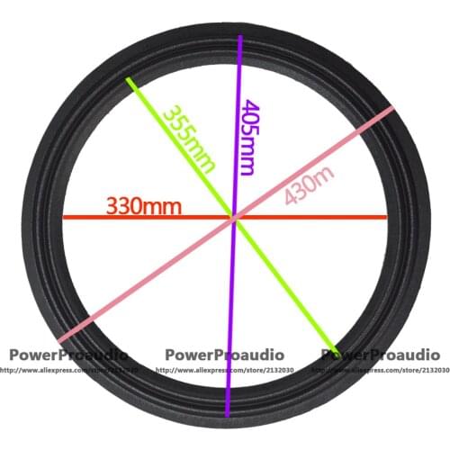 18 inch Repair woofer Cloth Surrounds For Speaker 450mm 430mm 355mm 330mm