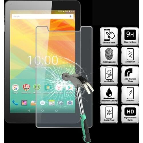 For Prestigio Wize 3537 4G - 9H Tablet Tempered Glass Screen Protector Cover Explosion-Proof High Quality Screen Film