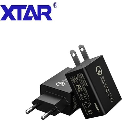 XTAR Quick Charging 18W QC 3.0 Smart Fast USB Wall Charger For Xiaomi Samsung Huawei Quick Charge Charging Adapter Mobile Phone