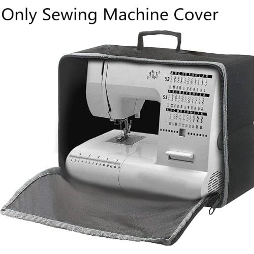 1 Piece 42x37x20cm Sewing Machine Cover Universal Protective Dust Proof Tote Bag Oxford Cloth Handle Sewing Machine Cover