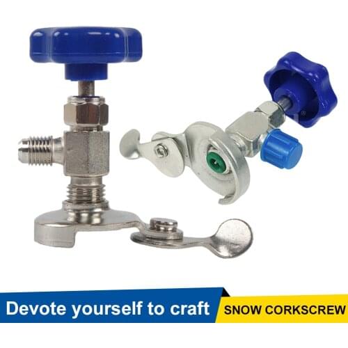 1 PCS Dispensing Valve Bottle Opener Open Valve R134A Refrigerant Air Conditioning Tools AC Can Tap Dispensing Valve Tool