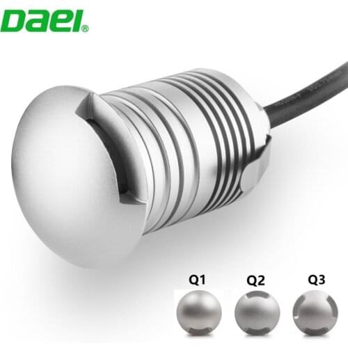 10pcs High Quality Aluminum LED Inground Light 3W IP67 LED Underground Spotlight DC12V/24V Warm Cool White For Floor Deck Stairs