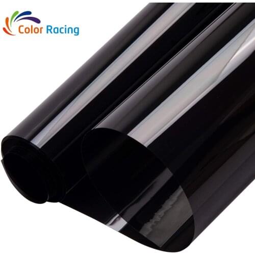 2ply dyed darken black car sunshade window tinted polarized film