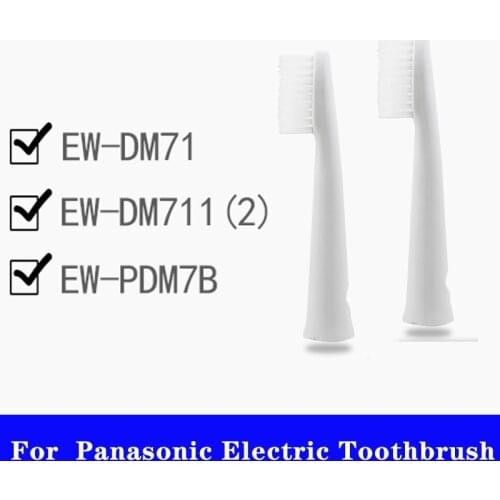 6 Pcs toothbrush replacing toothbrush head WEW0972 EW-DM71 EW-DM61 EW-DM711 EW-DM712 EW-PDM7B brush head for Panasonic