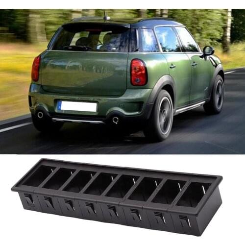 80% Hot Sale CS-429A6 Rocker Switch Housing 8-Gang Mounting Frame Black Anti-retardant Switch Clip Holder Panel for Yachts RVs