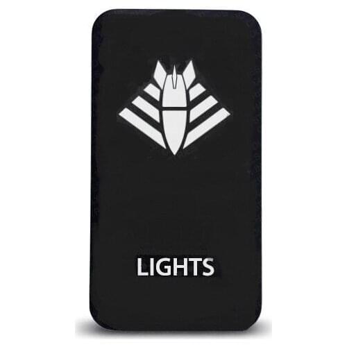 ABS 12V3Amp Push Switch Red LED Light Bar For Toyota Fortuner Hilux Tacoma 05-11