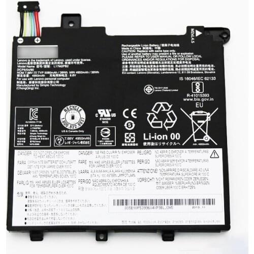 LENOVO L17M2PB2 L17L2PB1 L17C2PB1 7.6V 5B10P53997 LAPTOP BATTERY