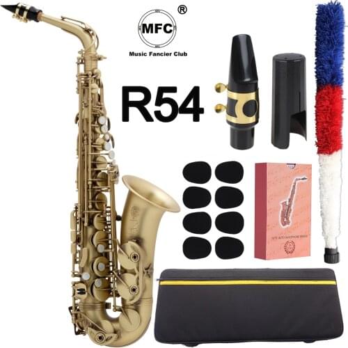 Brand MFC Alto Saxophone Reference 54 Antique Copper Simulation E-flat Alto Sax R54 Bronze With Case Mouthpiece Reeds Neck
