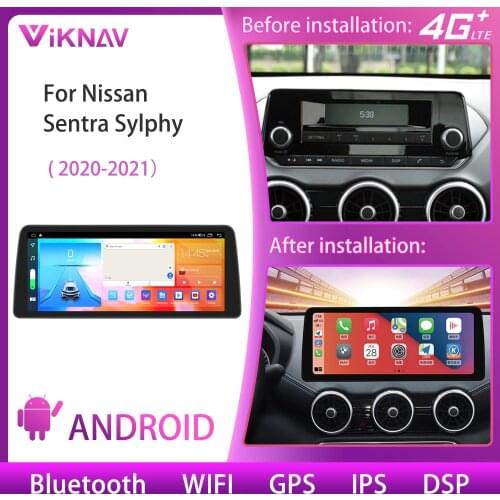 Android 10.0 car for Nissan Sentra Sylphy 2020 2021 gps navigation multimedia radio player touch screen head unit stereo