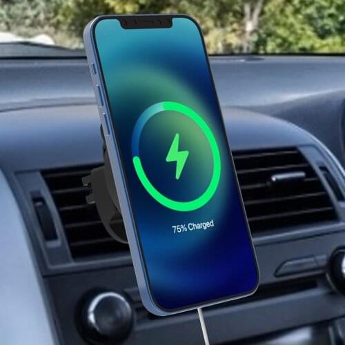 Car Wireless Charger Phone Bracket For Iphone12 Mini 12 Pro For Charger Wireless Fast Charging Magnetic Suction Wireless Charger