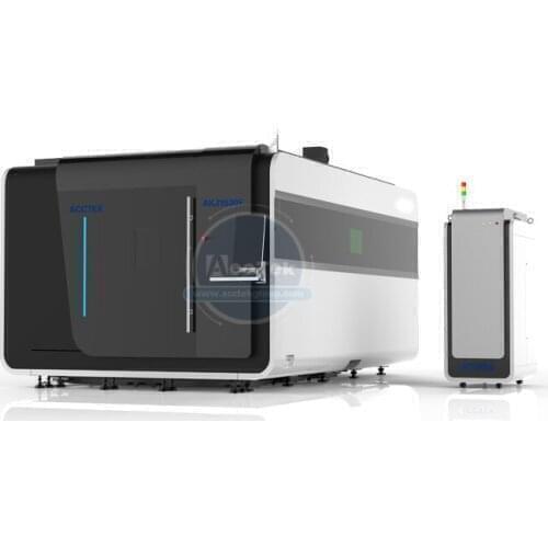 ACCTEK 1500w / 2000w / 6000w fiber laser cutting machine enclosed fiber cutting machine