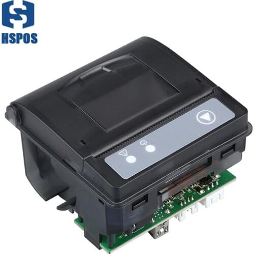 HSPOS 58mm Mini Impresora Thermal Receipt Printer Panel Bill Ticket Printer for ATM Self-service Terminal HS-QR23