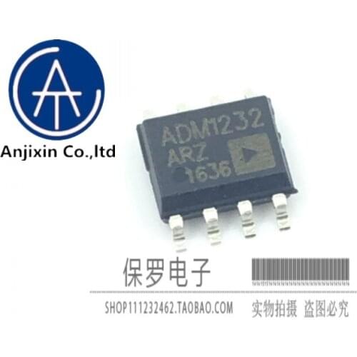 10pcs 100% orginal new real stock Monitor ADM1232ARZ ADM1232AR ADM1232 SOP-8