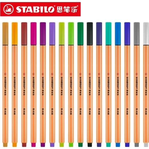 Stabilo point fineline & felt-tip pens line width 0.4mm Long cap-off time Metal-enclosed tip for a long lifespan