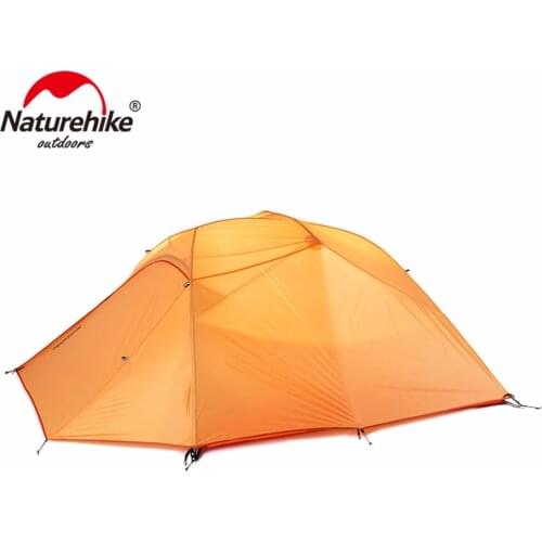 Naturehike 3P Ultralight Outdoor Backpacking Tent With Free Mat Perfect For Backpacking Hiking Camping Kayaking Bikepacking