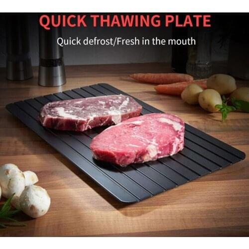 Thaw Plate Frozen Food Quick Steak Thawing Plate Meat Aluminum Alloy Quick Thawing Plate