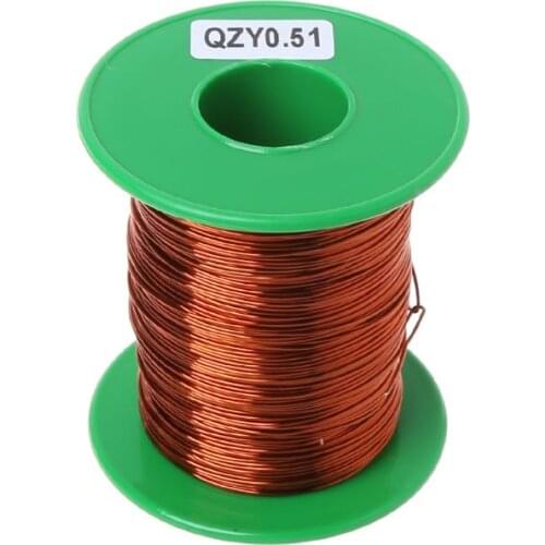 QZY-2/180 High Temperature Polyester Imide Enameled Copper Wire 0.51mm 100m