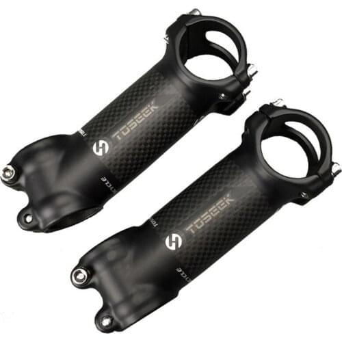 Carbon Fiber body Bicycle Stem mtb Road Bike Stem 6/ 17 Degree 31.8 * 60/70/80/90/100 /110/120mm bike stem