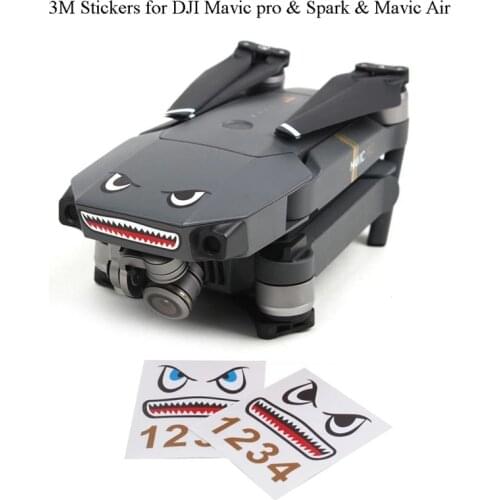 2Pcs/Set Waterproof Sticker Decal Battery Number Sticker For DJI Mavic Mini/ Mini 2 / Mavic Air 2 / MAVIC Pro&Spark Universal