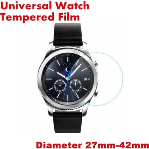 Universal Tempered Glass For Round Watch Protective Film For Smart Watch Screen Protector Diameter 27mm 30mm 32mm 34mm 36mm