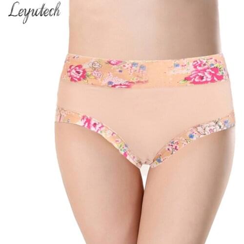 Sexy Underwear Women Panties Cotton Panty Briefs Tanga Cute Thong For Women Underwear Calcinhas Sexy Lingeries Cueca 3XL Pink
