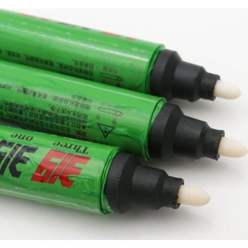 10PCS 319 Silver Pen Appropration Leather Mark Special Clean Washing Mercury Pen Shoes Cloth Factory Fabric PU Cleaning Marker