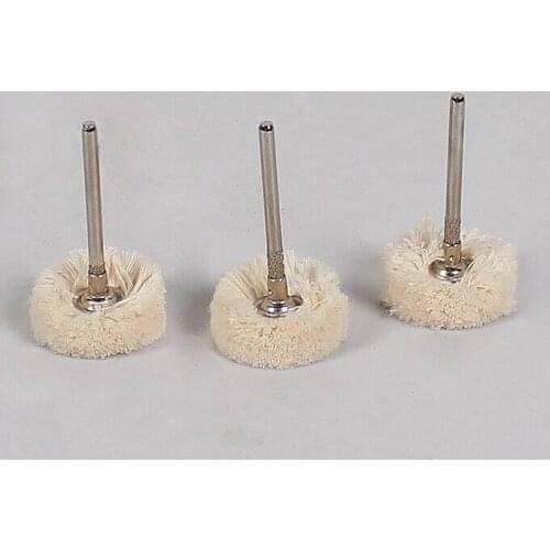 100PCS Cloth Polish Wheel Pad 24mm Polishing Wheel Disc Brush Sanding Deburring Wheel Pad Rotary Tool Accessory