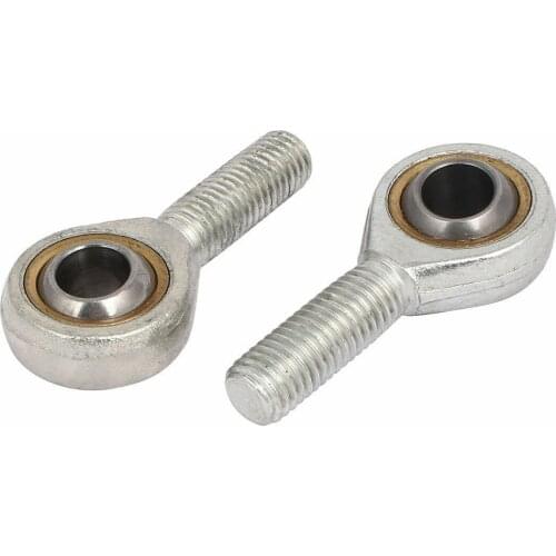 2pcs SA14T/K Metal Male Thread Self-lubricating Rod End Bearings 14mm Hole