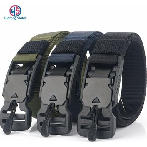 2019 Magnetic Buckle Tactical Belt for Military High Quality Adjustable Nylon Belt for Man Outdoor Hunting Training Accessories