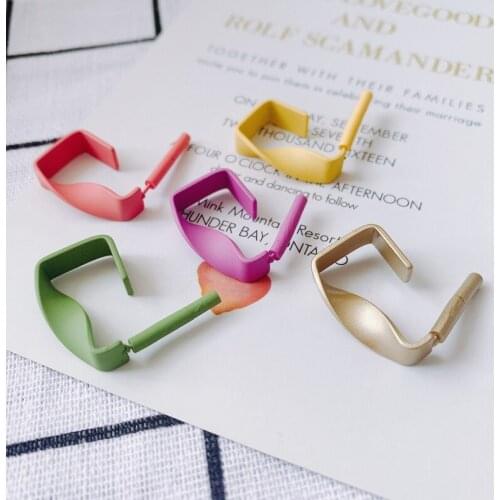 DIY accessories wholesale temperament color department of small fresh geometric girl dream trend Earrings