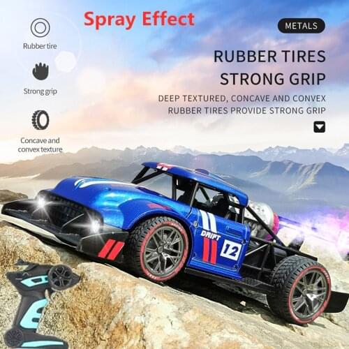 2.4G 4CH RC Spray Car With Flash Light High-speed Remote Control Drift Racing Vehical RC Stunt Car Toy Model For Child Gift Toy