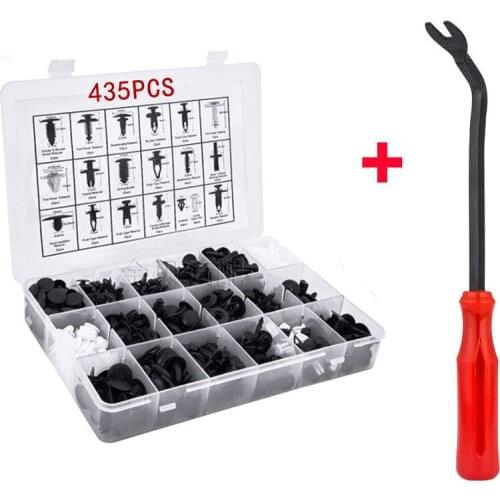 Bumper Retainer Clips Car Plastic Rivets Fasteners Push Retainer Kit Door Trim Panel Fender Clips for GM Ford Toyota Honda