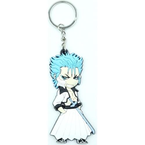 BLEACH Figure Key Ring Anime Kurosaki Ichigo Key Chain Key Holder Kids Gift Accessories Trinkets Cosplay Itabag Keychain