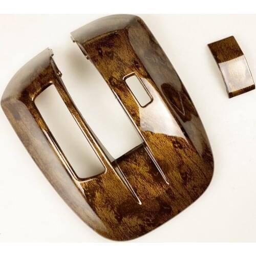 For Honda Accord 8th 2008 2009 2010 2011 2012 2013 Peach wood grain Central Console Gear Shift Cover Trim