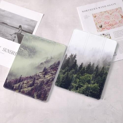 Forest weather For iPad 10.9 inch Air 4 2020 5th 6th 10.2 8th Generation 12.9 inch Pro 2018 Mini 4 5 Smart Case Con Portamatite