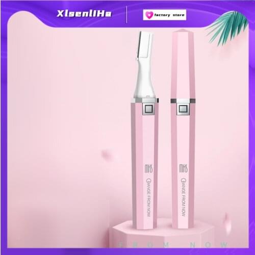 Electric Eyebrow Trimmer Painless Eye Brow Epilator Mini Eye Brow Shaper Shaver Razor Portable Facial Hair Remover for Women