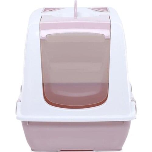 Indoor Cat Toilet Pink White Pet Shop Pet Products/Cat Supplies/Cat Bedpans