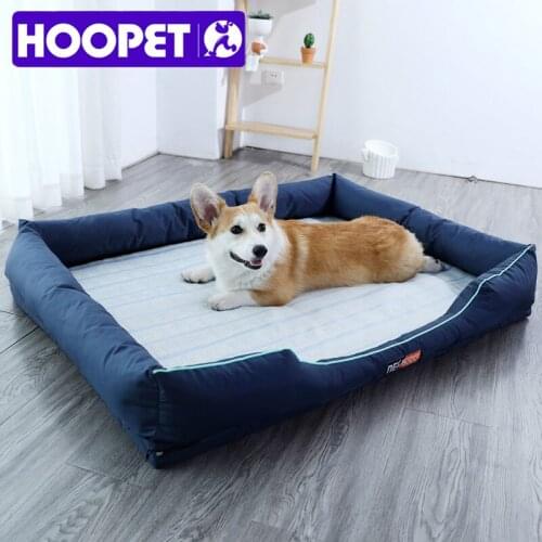 HOOPET XS-L Large Dog Bed Summer Cozy Dog House Soft Removavle Nest Dog Baskets House Mat Autumnr Waterproof Kennel For Dogs